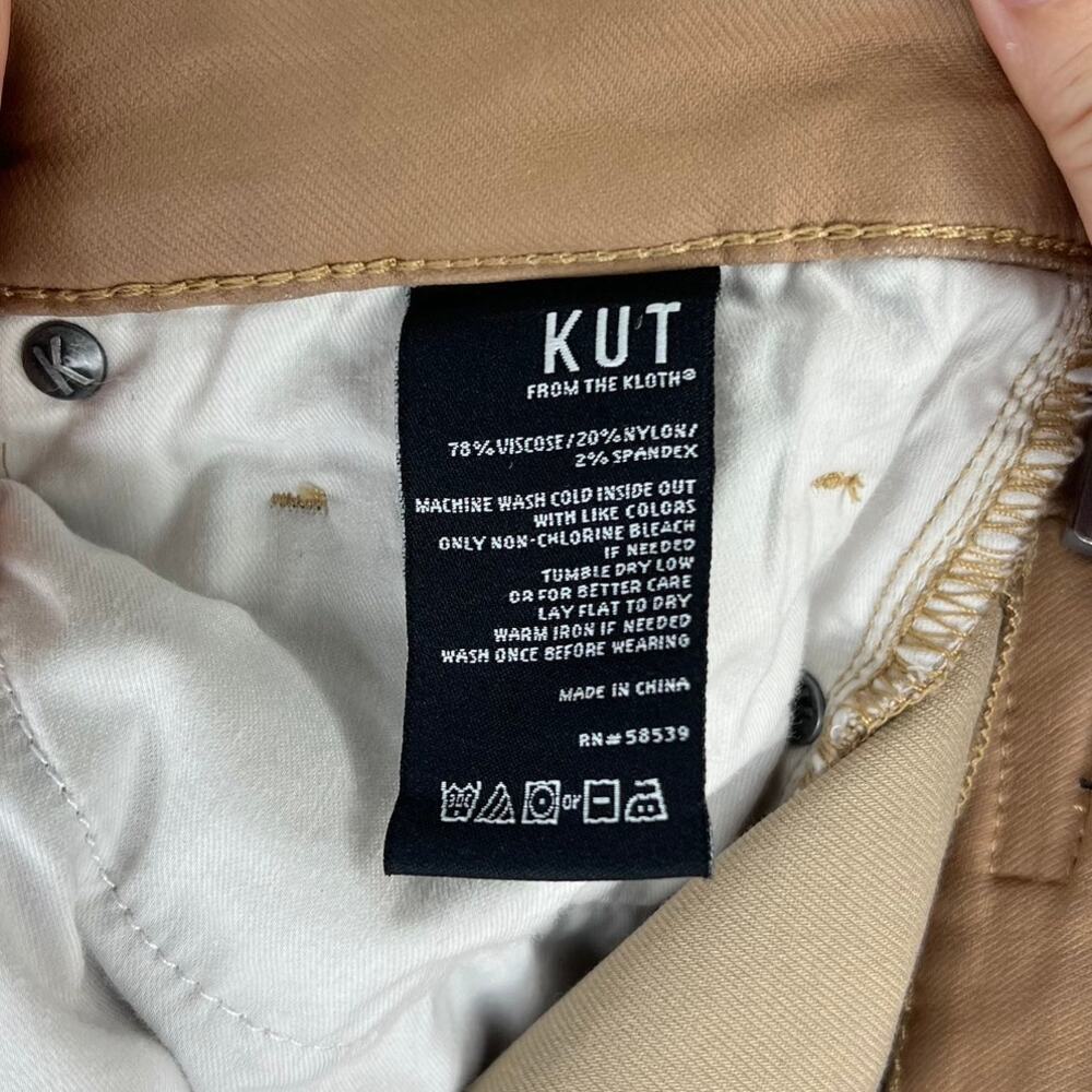 Kut from the Kloth Tan Jeans - Women's Size 12 - Picture 4 of 5